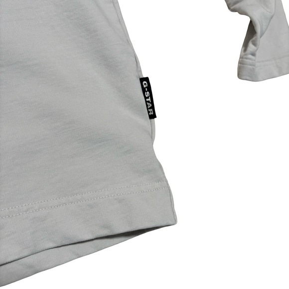 G-Star Raw Men's Crewneck Sweatshirt Beige Size Medium 20.5 x 28 *Stained* - Picture 3 of 5